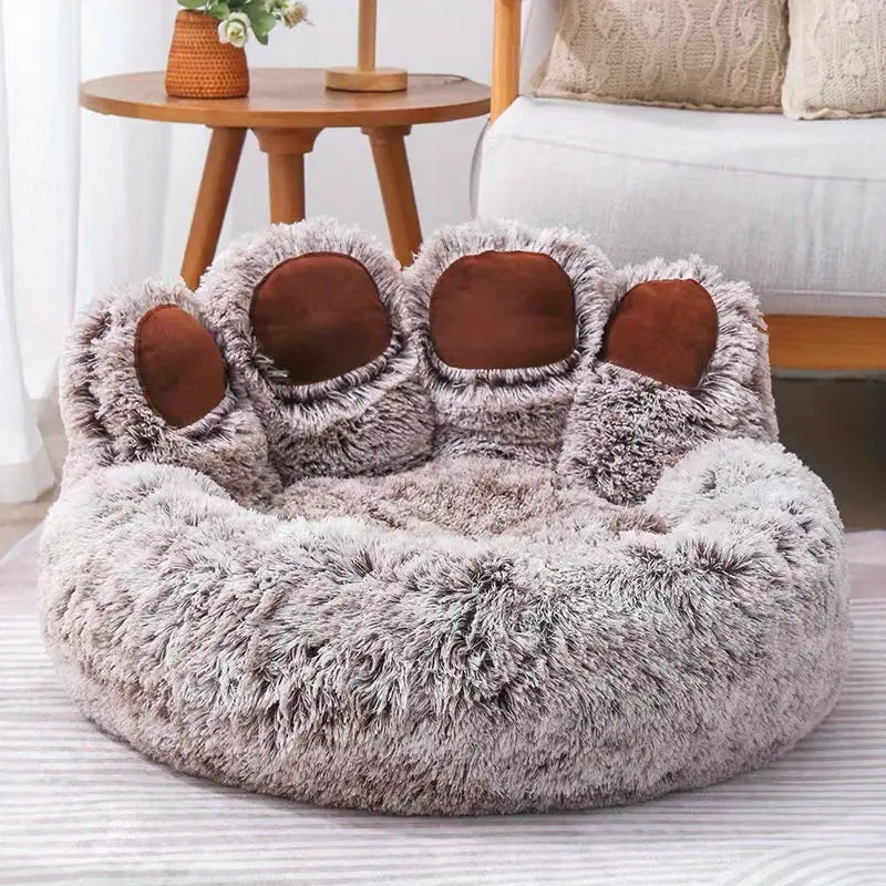 Cuddly Cute Bear Paw Shape Pet Sofa